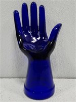 Gorgeous Cobalt Blue Glass Hand Decor