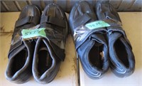 2 Pairs Of Shimano Rp1 Exercise Bike Shoe Size 8.5