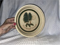 Redwood Forest Vintage Souvenir Pie Plate