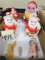 (7) Vintage Santa Claus Pieces