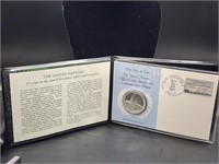 Sterling Silver Franklin Mint  medal