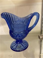 blue Avon pitcher