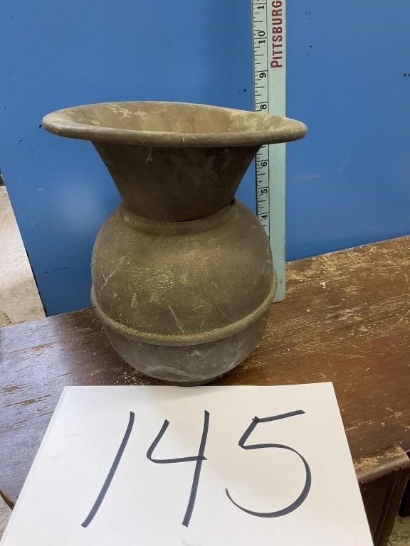 ANTIQUE SPITTOON AS FOUND