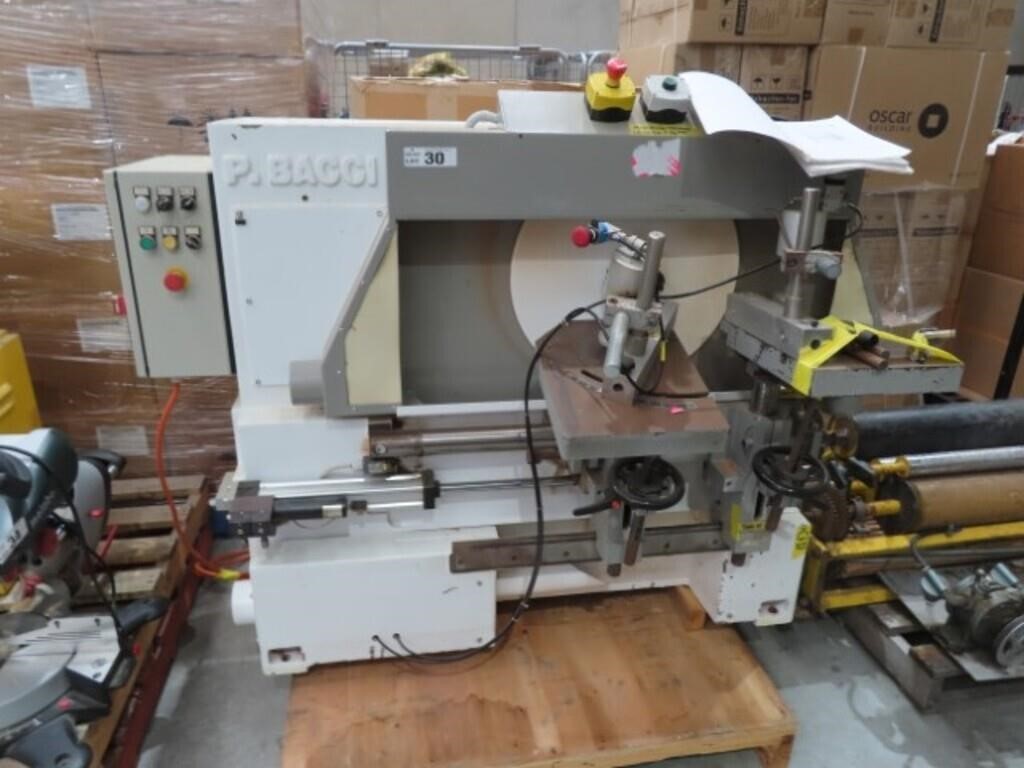 2014 Bacci TSG 2T Single Head Tenoner