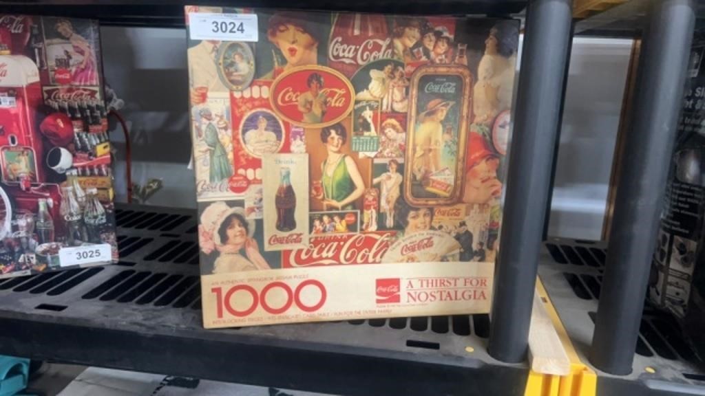 Vintage Coca-Cola thousand piece puzzle