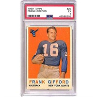 1959 Topps Frank Gifford Psa 5