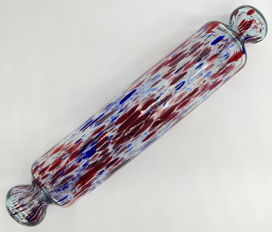 Antique Blown Glass Rolling Pin