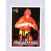1990 Classic Hulk Hogan Signed Card No Coa