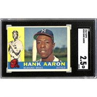 1960 Topps Hank Aaron Sgc 2.5