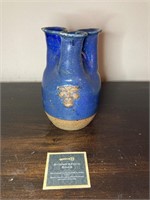 Pottery 3-Holed Vase