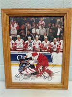 Signed Detroit Red Wings Print