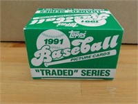 1991 Topps Baseball Traded Series Baseball Cards