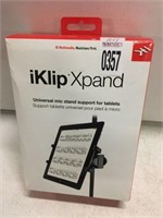 IKLIP UNIVERSAL MIC STAND SUPPORT TABLETS
