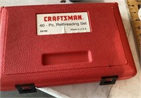 40-pc. Craftsman re-threading set