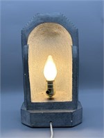 Electric Candle Light Encased in Shield