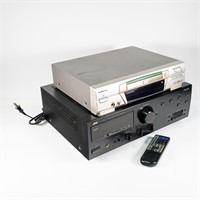 JVC RX-552V Audio Receiver & Sanyo DVD DWM-360