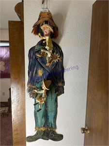 CARDBOARD SCARECROWS, PAIR OF MARIONETTES,