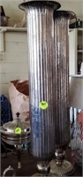 PAIR OF LARGE TALL VASES