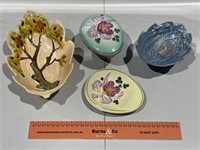 Assorted CARLTON WARE Inc. Figural Dishes