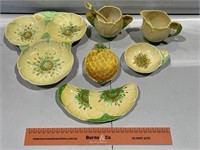 Assorted CARLTON WARE Inc Pineapple