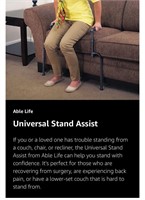Able Life Universal Stand Assist, Chair Lift