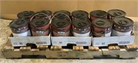 (12) 3.43L Cans of Behr Interior Matte Paint and P