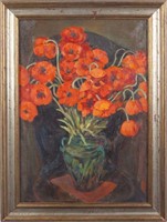 Mabel Pugh (NC, 1891-1986), "Red Poppies"