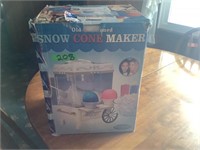 Snow cone maker in box