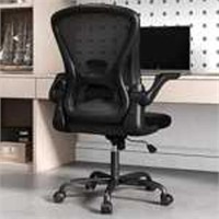 Mesh Desk Chair Flip-Arms