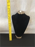 Black Velvet Torso Necklace Display