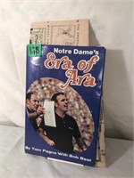 Notre Dame Era of Ara Signed Book & Letter