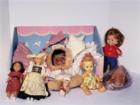 VINTAGE DOLLS & CLOTHES