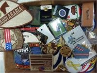 ASSORTMENT OF MILITARY PATCHES AND OTHER