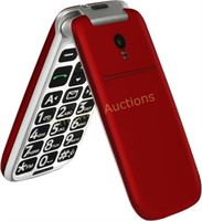 Artfone G3 4G Elderly Flip Phone (Red)