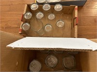 set of 12 tea glasses, set of 10 glasses and box