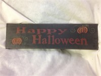 NOS-Rustic Halloween Decor Sign-Happy Halloween lo
