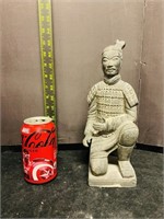 Oriental Terracoctta Kneeling Chinese Warrior