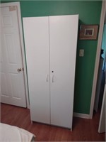 White Storage Cabinet #1