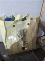 Bag full of reusable grocery bags