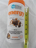 My Bite Vitamins Energy Milk Chocolate w/