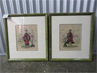 Two Vintage Chinese Hand Painted