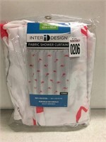 INTER DESIGN SHOWER CURTAIN, 72"X72"