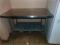 Small Stainless Prep Table