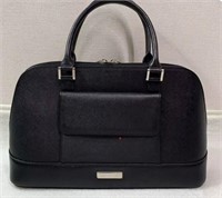 Burberry Black Leather Designer Hand Bag