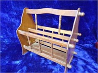 Oak Magazine Rack