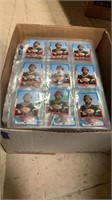 Large box lot of Tops baseball cards with many