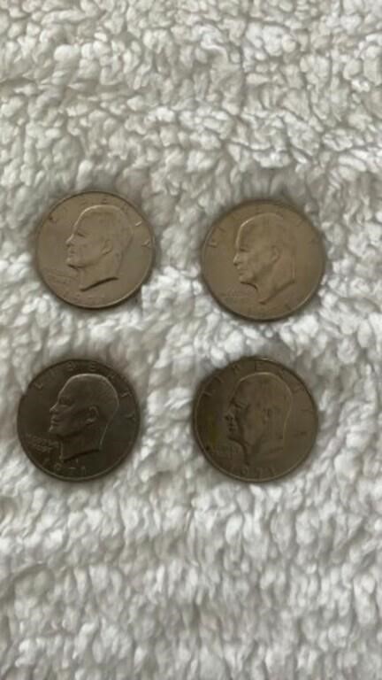 1971 Eisenhower Dollar
 (4)