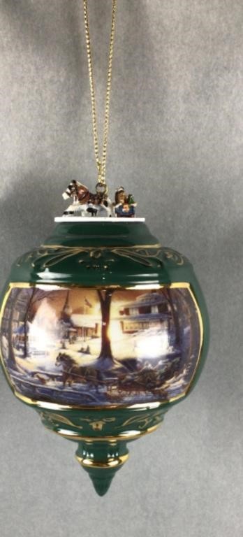 OSF terry redlin racing home ornament