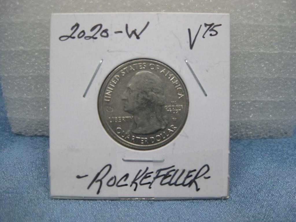 2020 West Point Mint Quarter Rockefeller