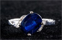 2.0ct Sapphire & Diamond Ring CRV $2500